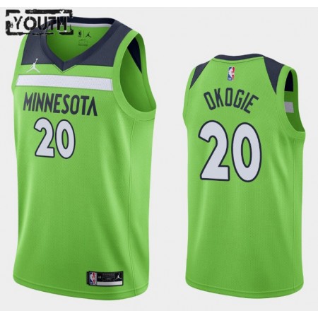 Dres Minnesota Timberwolves Josh Okogie 20 2020-21 Jordan Brand Statement Edition Swingman - Dječji